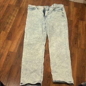 Light Blue Acid Wash Jeans